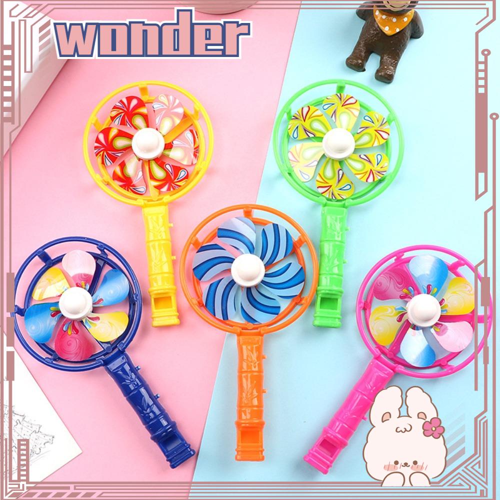 Wonder 20Pcs Whistle Windmill Funny Trick Wind Spinner Hadiah Anak Prank Maker