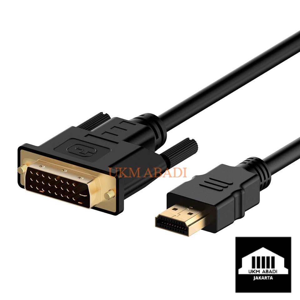 Kabel Video Adapter HDMI to DVI 24 1 Pin 1080P 1.8M BL DH