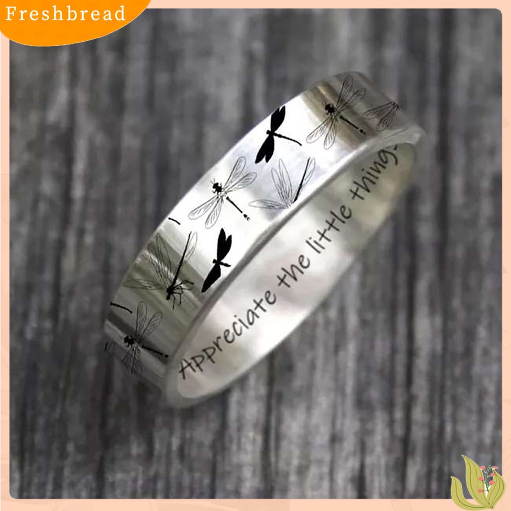 &lt; Freshbread &gt; Lady Finger Ring Cincin Buku Jari Motif Capung Vintage Simple Indah Untuk Hadiah