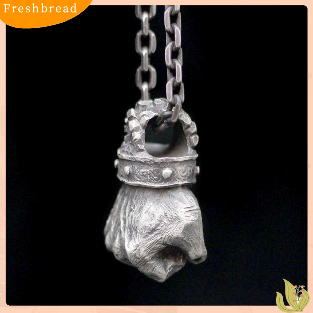 &lt; Freshbread &gt; Pendant Necklace Fist Vintage Alloy Gothic Kalung Liontin Tinju Ampuh Untuk Unisex