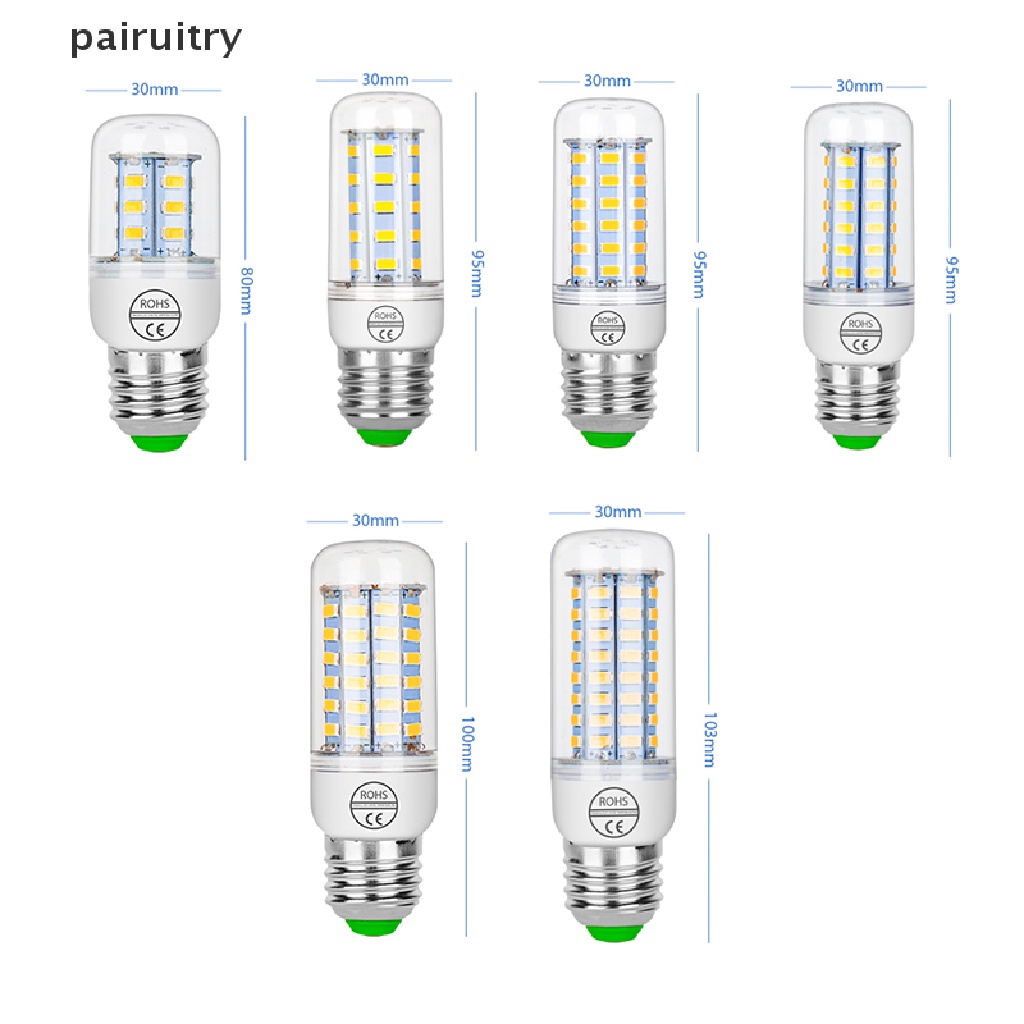 Lampu Bohlam Jagung LED PRT E27 E14 7W 9W 12W 15W 20W 25W 5730smd Cahaya Lampu Bohlam Jagung warm white PRT