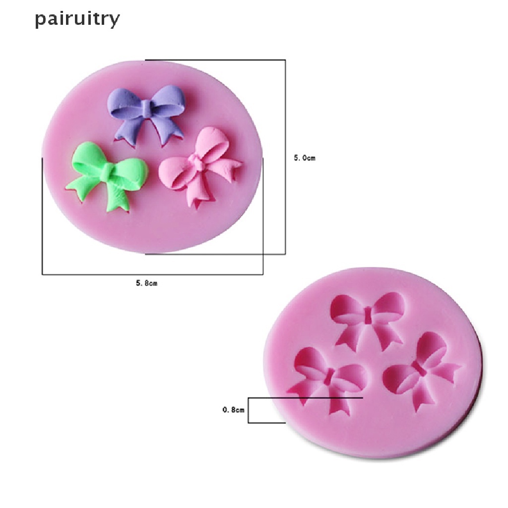 Prt Baru DIY 3D Kue Decorag Ikatan Simpul Berbentuk Fondant Sugar Cake Cetakan Silikon Art Tools PRT