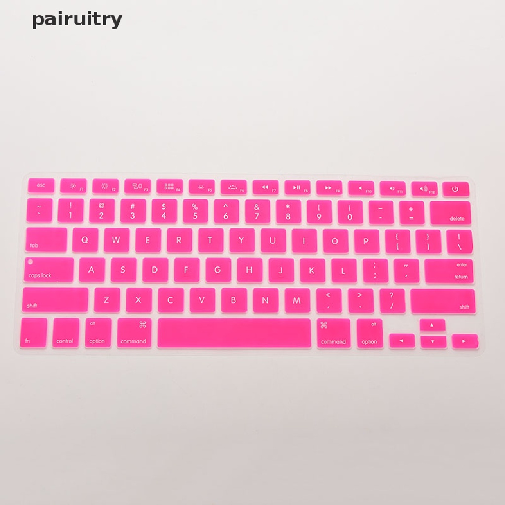 Prt Case Penutup Kulit Keyboard Bahan Silikon Untuk Macbook Air Pro 13 &quot;15&quot; 17inci PRT
