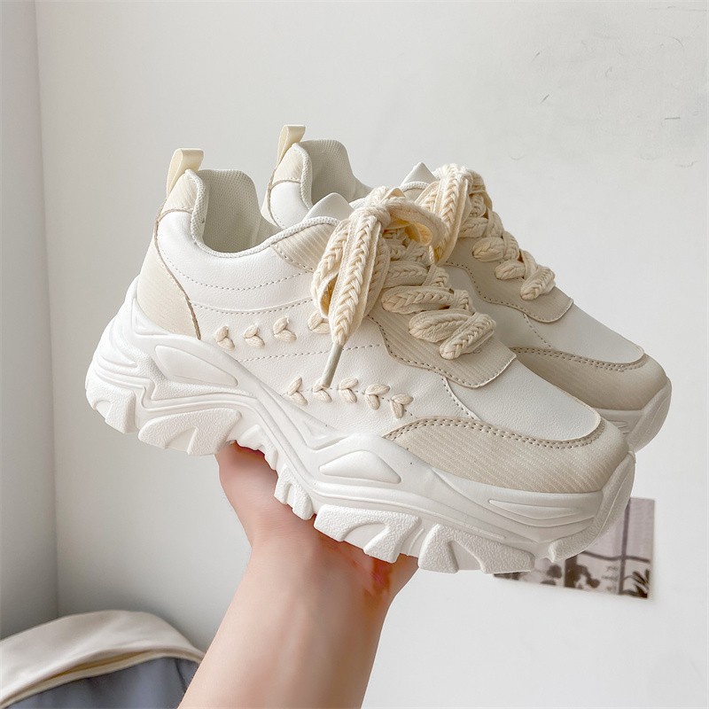 GRATIS BOX HS-0276 Sepatu Sports Wanita Casual Sneakers Korean Style Import Shoes