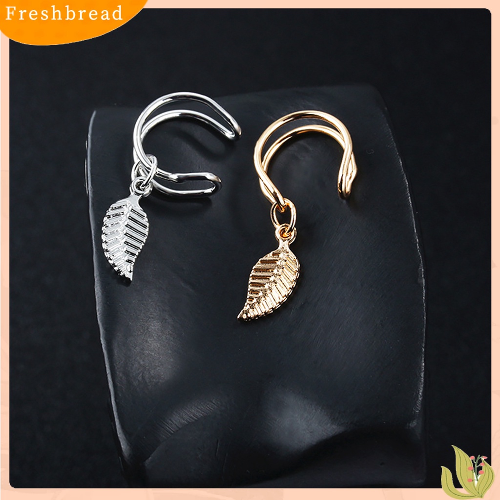 &lt; Freshbread &gt; Anting Gaya Hollow-Out Bentuk U Bahan Metal Tanpa Tindik Stud Earring Untuk Ulang Tahun