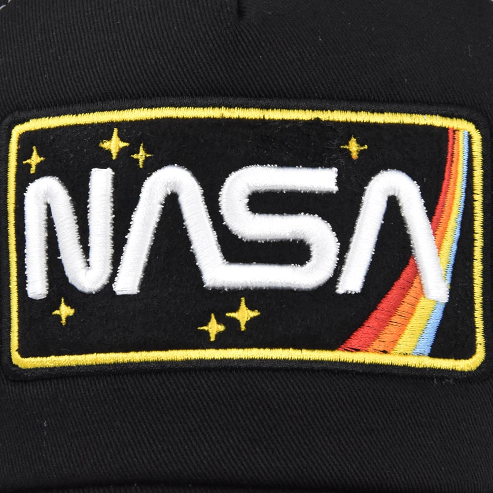 Topi baseball Fashion Untuk Pria Wanita NASA Bordir Kasual Olahraga Luar Ruangan Musim Panas Topi Jaring Kerai Topi trucker