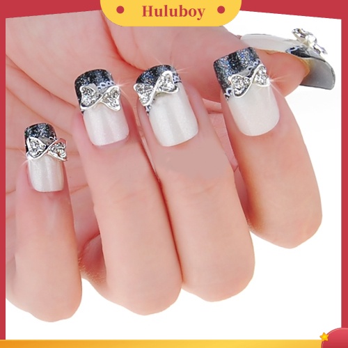 {In Stock} 10pcs 3D Nail Art Dasi Kupu Berlian Imitasi Glitters DIY Dekorasi Alat Kecantikan