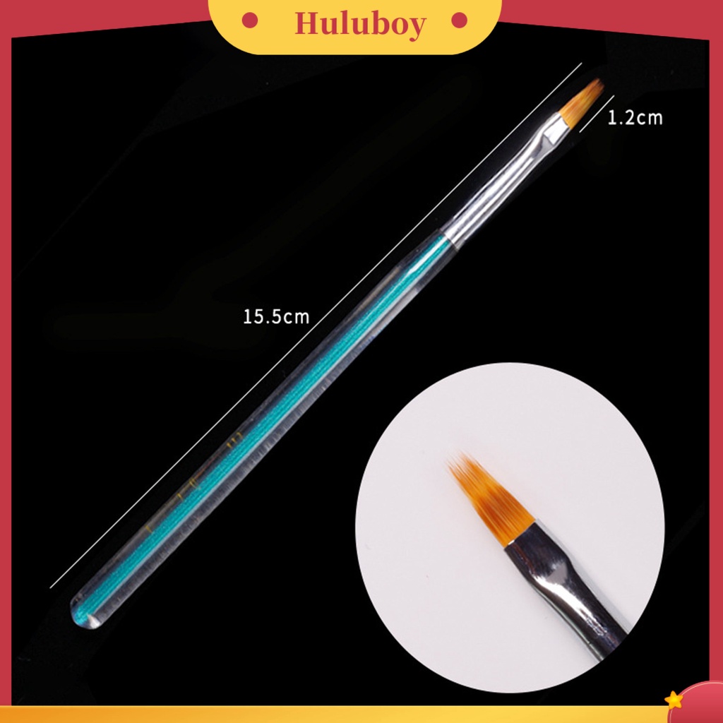 {In Stock} Kuas Nail Art UV Gel Ukir Multifungsi Nail Art Alat Nail Borstel Bubuk Cair Akrilik Lukisan Pena Perlengkapan Kuku