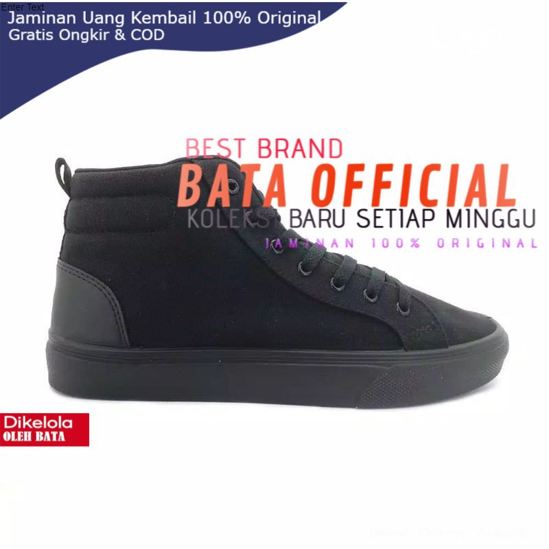 North Star Sepatu Pria   - Sepatu bata north star sepatu pria vampire black 809-6683