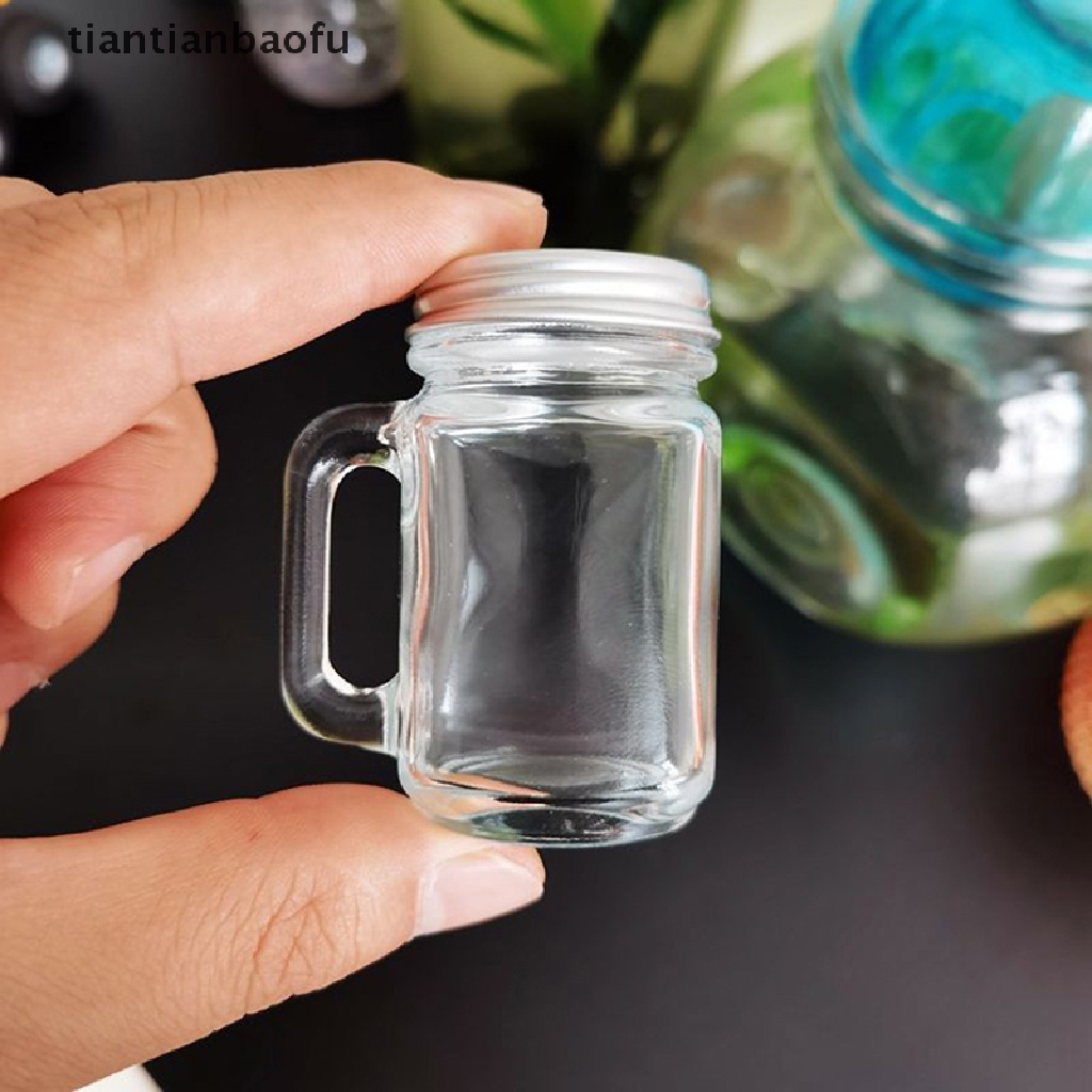 [tiantianbaofu] Botol Kaca Bumbu Piknik 35 /120 /180ML Jar Madu Kaca Transparan Dengan Tutup Butik