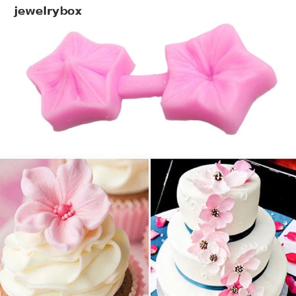 [jewelrybox] Kelopak Bunga Silikon Fondant Kue Coklat Decorag Cetakan Kue Aksesoris Butik