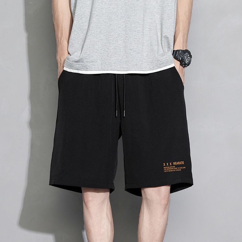 Celana Pendek Pria Sport Casual Olahraga Versi Longgar Elastisitas Cepat Kering Fashion Shorts K5161A