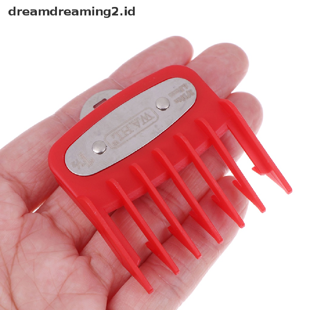 (hot) Set Sisir Tempel Guide Comb Ukuran 1.5mm+4.5mm Dengan Penjepit Holder Metal//