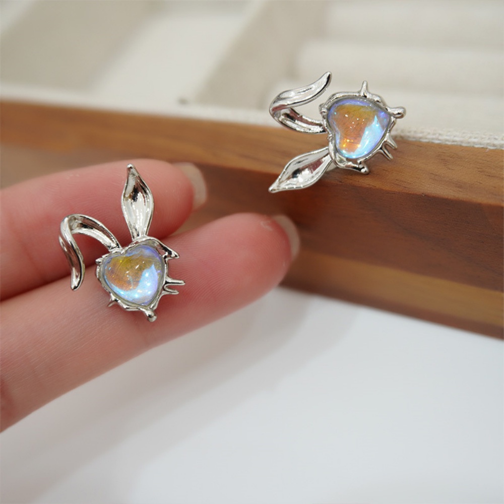 Anting Angin Cina Manis Dan Pedas Zodiak Tahun Anting Gadis Weird Lucu Moonstone Anting Keren Kelinci Perhiasan Gadis Seksi