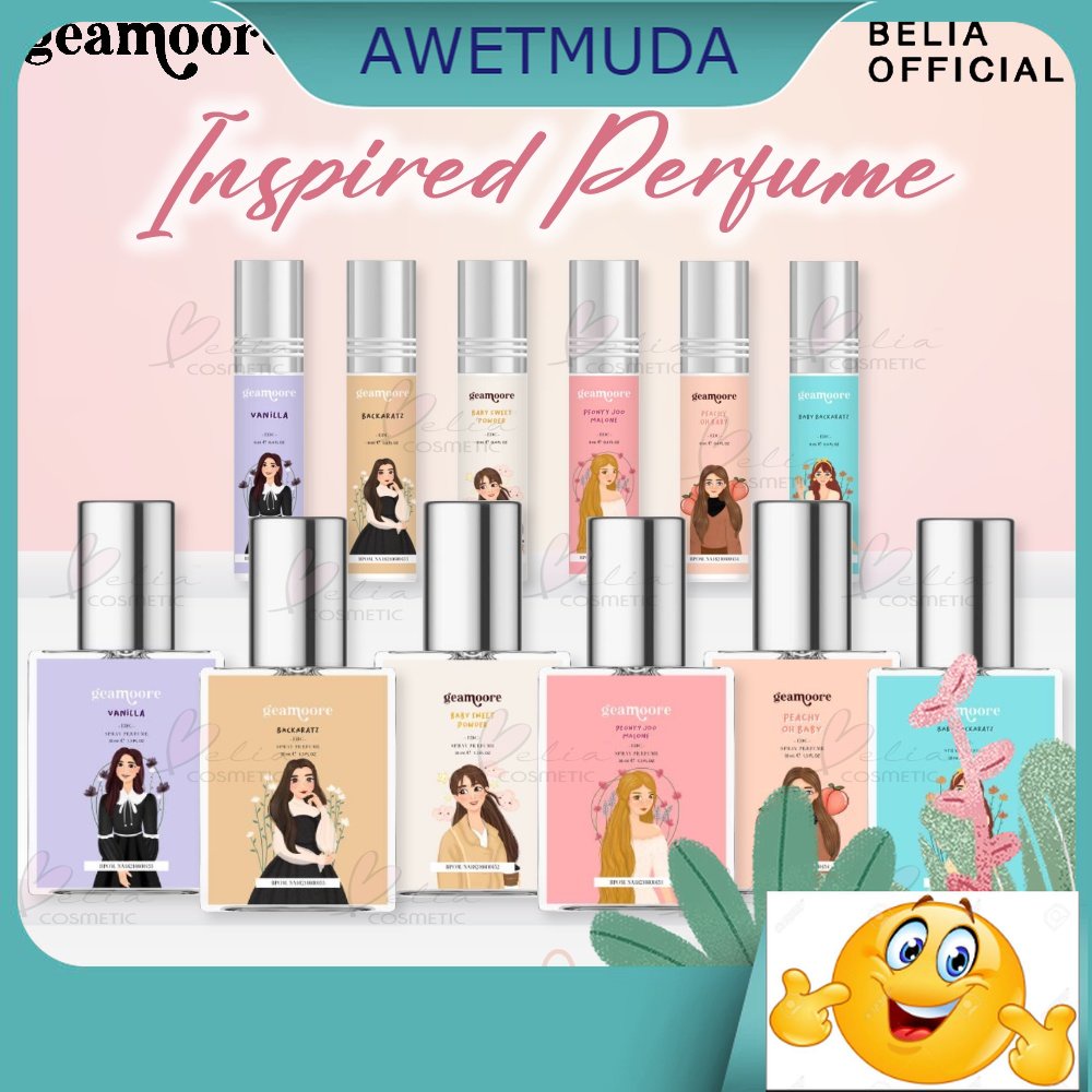 BPOM-B    GEAMOORE Inspired Perfume Spray 6ml & 30ml | EDC Eau De Cologne Parfum Parfume BPOM GRATIS