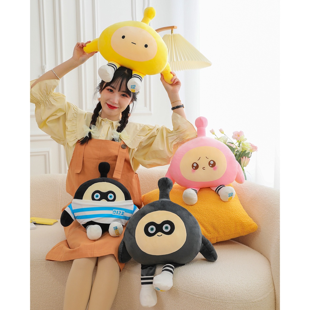 Boneka Pesta Eggie Reform Labor-Mainan Mewah Elastisitas Empat Sisi Lembut Dan Nyaman