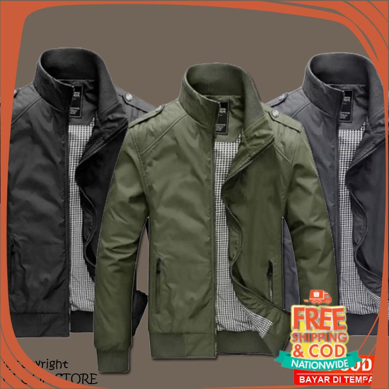 PROMO BIG SIZE JAKET BOMBER JUMBO/ JAKET BOMBER POLOS BIG SIZE XXL PRIA / JAKET PRIA / JAKET WATERPR