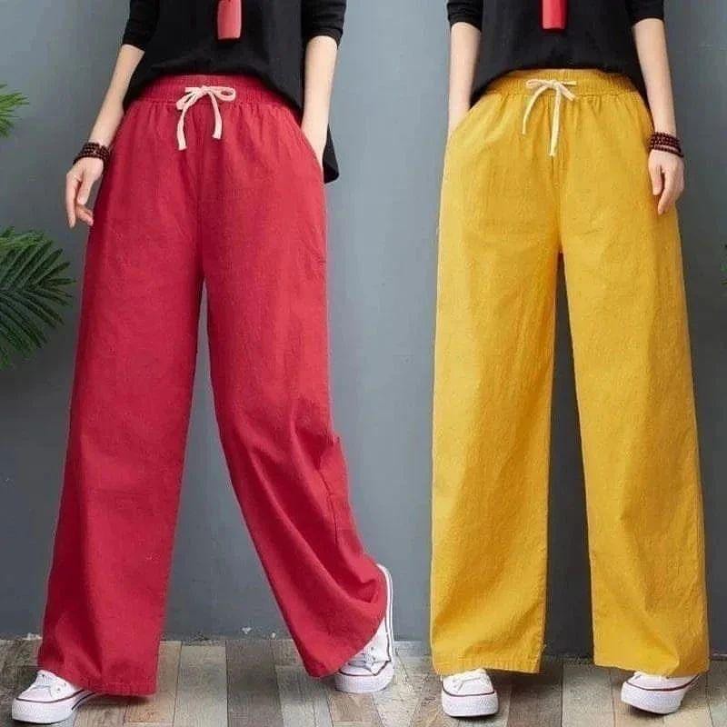 Celana Kulot Givana Trouser Loose Pants Kulot Katun Linen Rami Premium