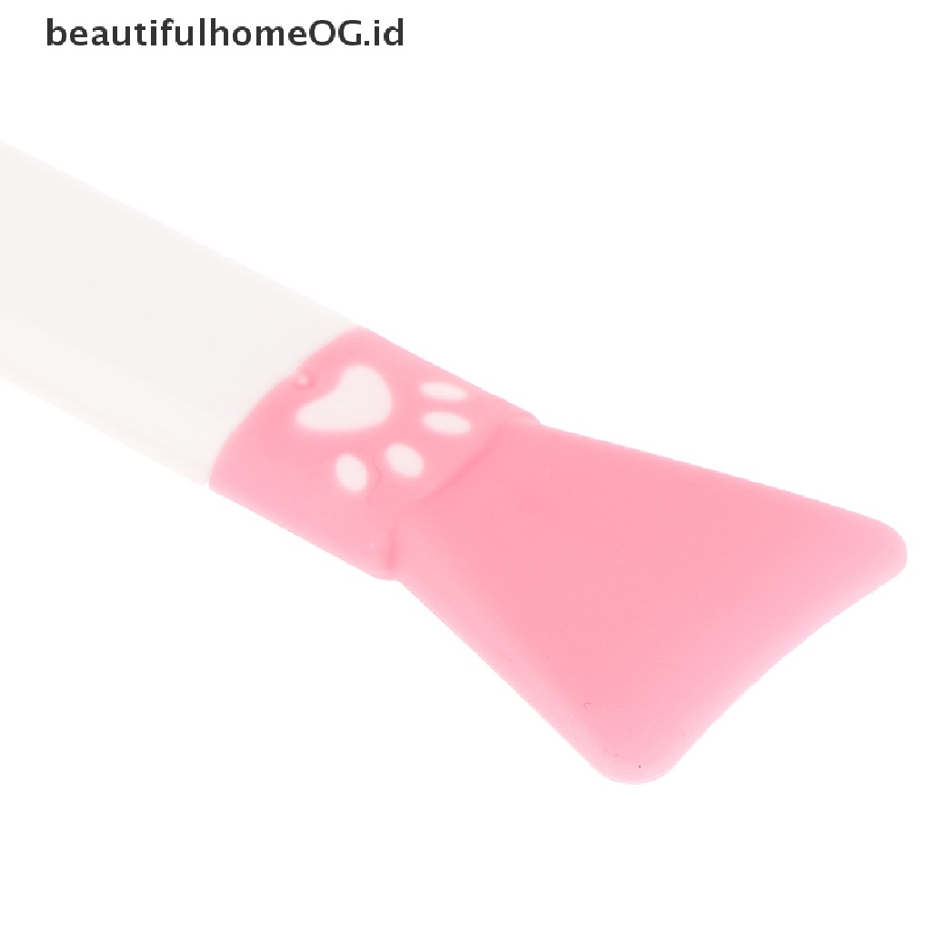 // Lebaran// 1Pc Kuas Makeup Kepala Ganda Profesional Brush Masker Wajah Silikon Alat Makeup **