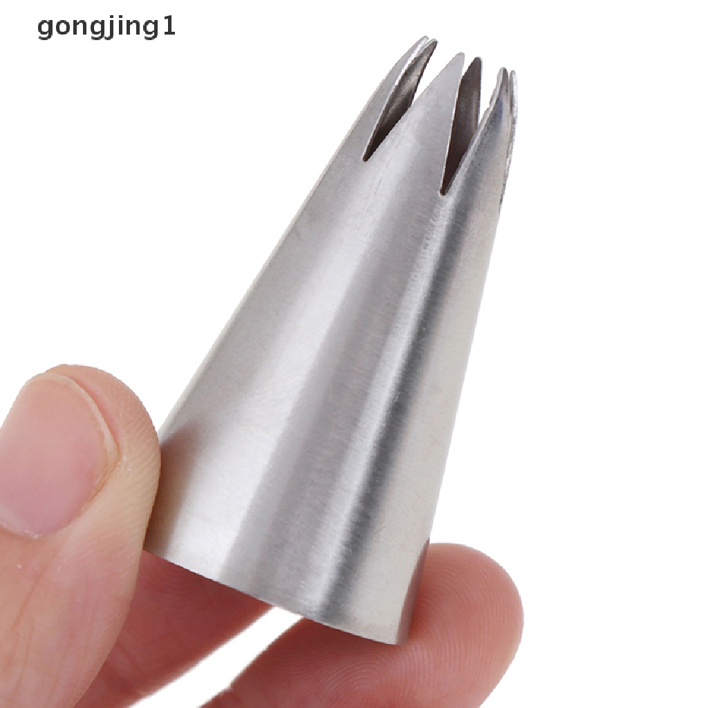 Ggg 5pcs Stainless Steel Icing Piping Pastry Nozzle Cupcake Cream Making Set ID