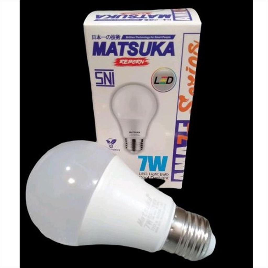 Lampu Led Bulb Matsuka Amaze Series Super Terang 3/5/7/9/12/15/18/23W Cahaya Putih/Kuning