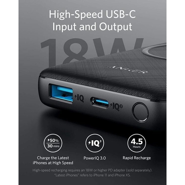 Anker A1617 PowerBank Wireless Anker PowerCore III Sense 10.000 mAh - A1617