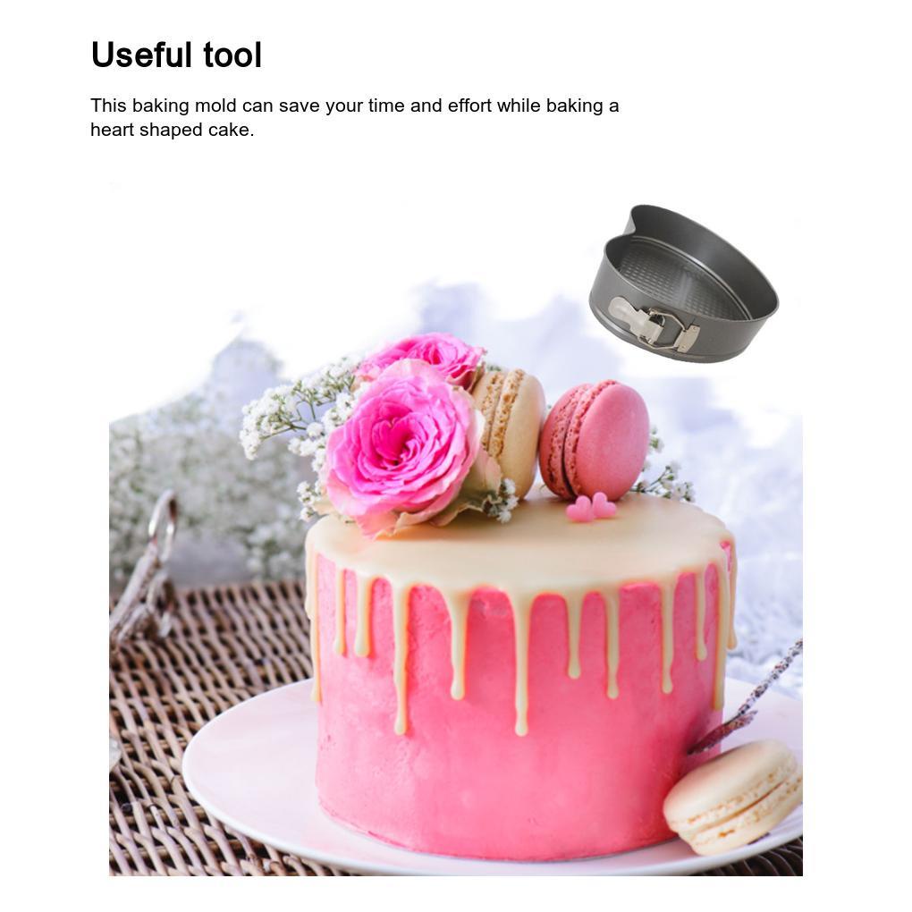 Cetakan Kue Portable DIY Crafting Mousse Mold Dessert Carbon Steel Molds Bakeware Restoran Bakery Dapur Gadget