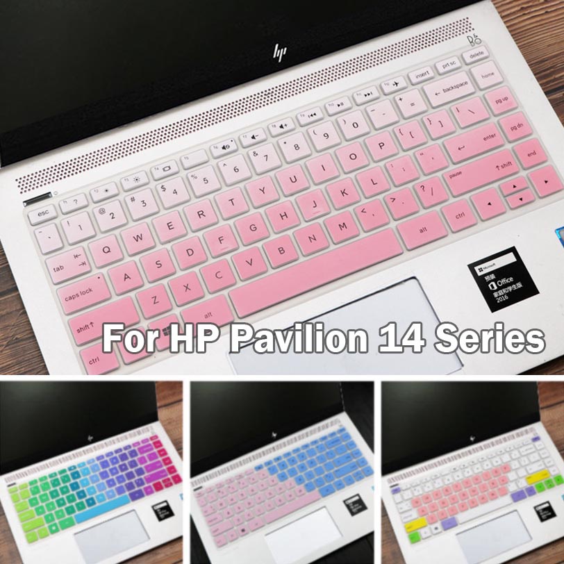 5pcs/pak Untuk 14inch HP Pavilion 14seri Kulit Notebook 14Q-CS0001TX I5-8250U 14Q-CS0001TX 14s-dk1003AU Pelindung Cover Keyboard Laptop