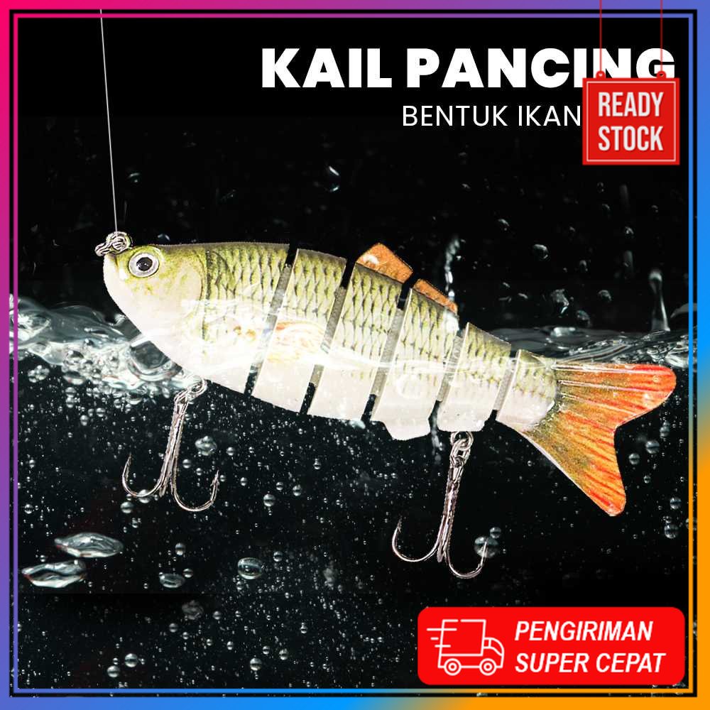 BISA COD Kail Pancing Bentuk Ikan Hidup - VSJ06-4 Toko Pancingan Alat Pancing Mancing Lengkap