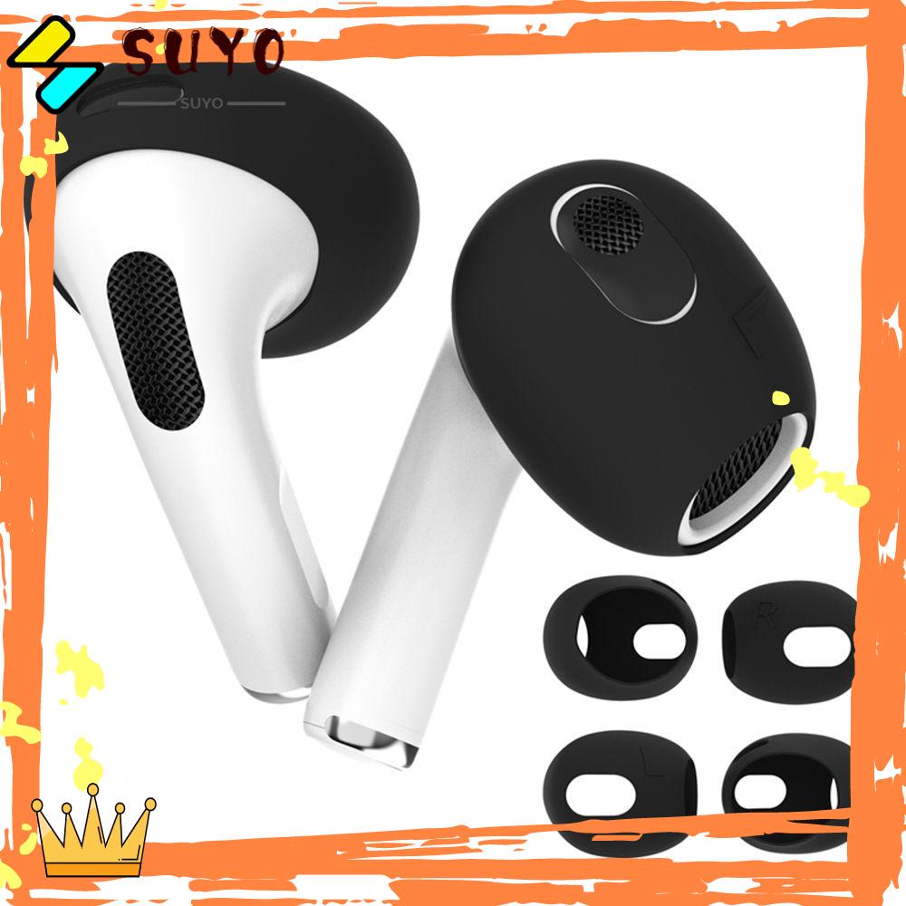 Suyo 2pcs/1pasang Penutup Telinga Eartips Pelindung Earphone Ultra Tipis