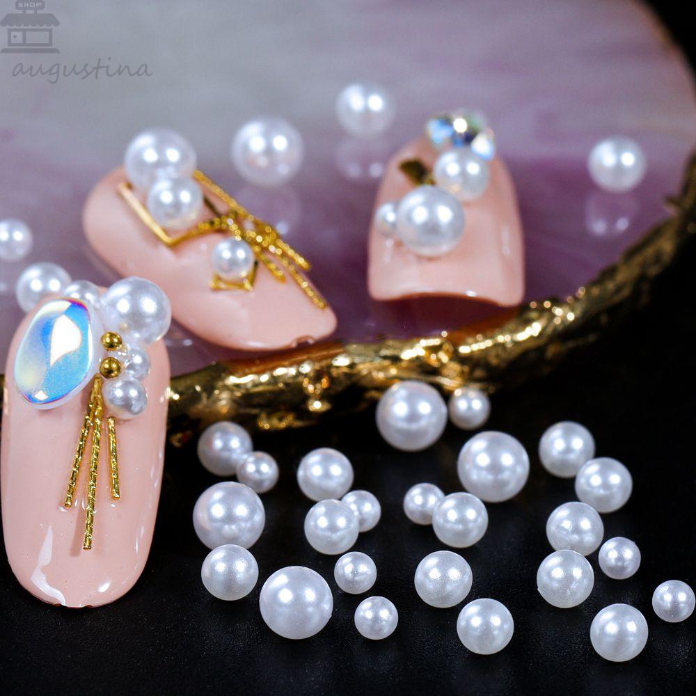 Dekorasi Nail Art Mutiara Agustina ​Berlian Imitasi ​Mutiara ​Alat Makeup Perhiasan DIY Manicure Tools