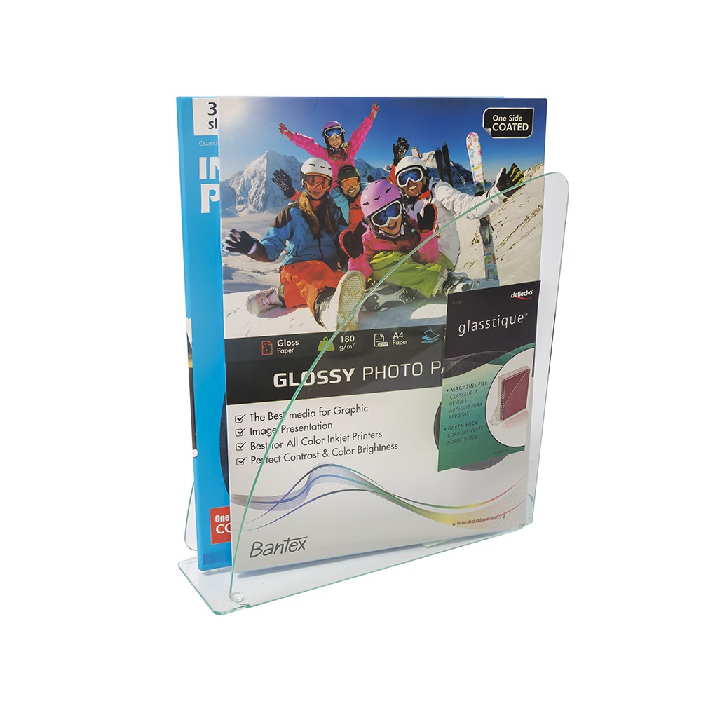 

Deflecto Box File Akrilik Transparan Folio F4 Magazine File