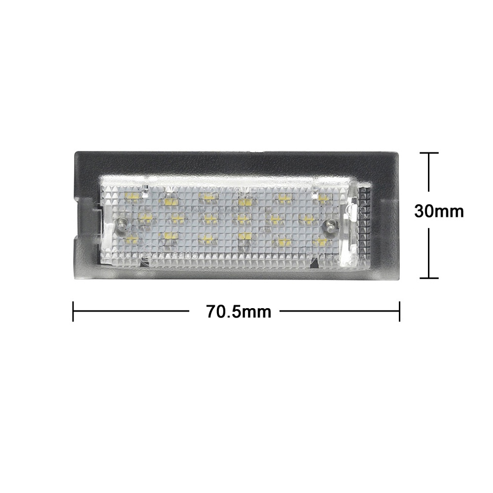 2pcs Lampu Plat Nomor LED Plat Lampu Untuk BMW 5-Series E39 5pintu Wagon Touring 520i 520d 525i 525d 530i 530d 1996-2002