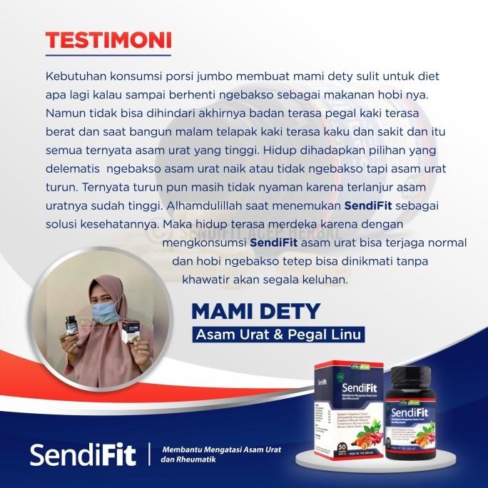 SendiFit - Obat Herbal Asam Urat, Rematik, Nyeri Sendi dan Tulang, Radang Sendi, Nyeri Otot, Pegal Linu, Encok, Syaraf Kejepit, Kesemutan dan Kebas 100% Original Sudah BPOM &amp; Halal MUI