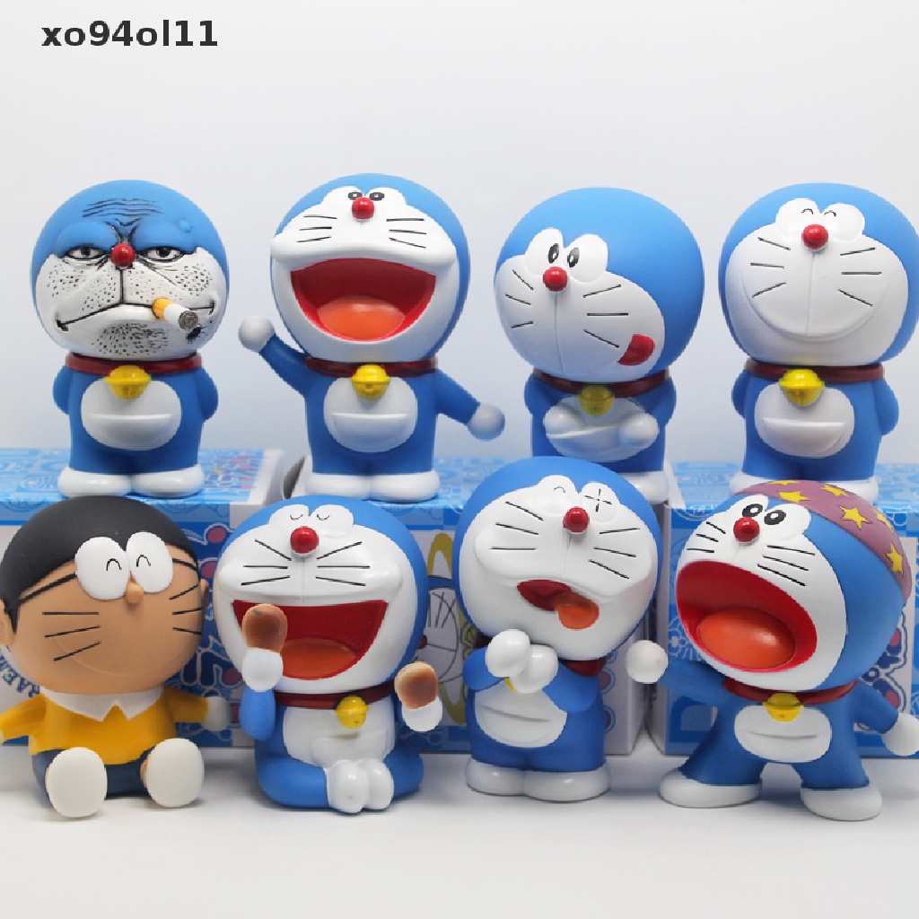 Xo Kawaii Anime Doraemon Nobita Nobi Action Figure Model Mainan Boneka Koleksi Lucu OL