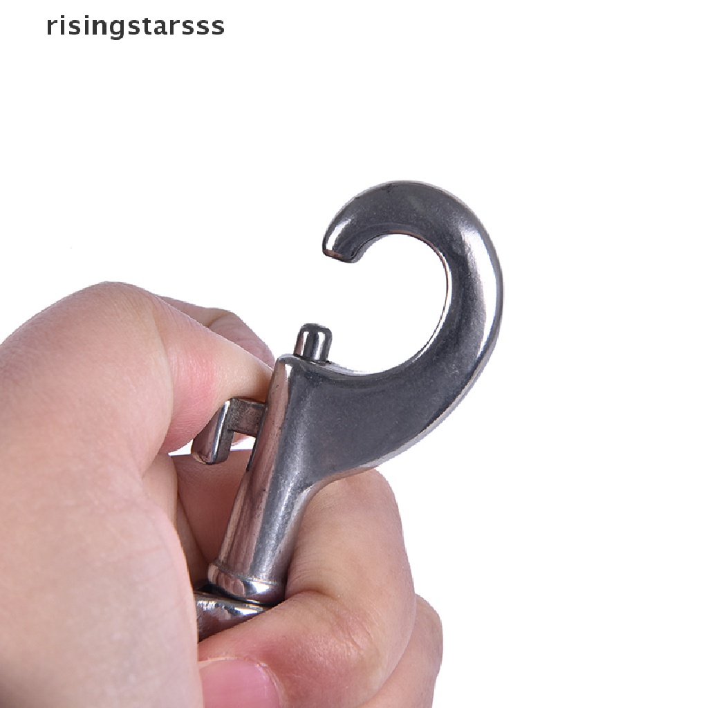 Rsid Span-new Stainless Steel Baut Snap Hook Clip Diving Singel Hook BCD Aksesoris Tools Jelly