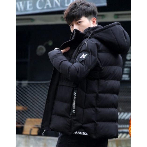 IMPORT MAN HOODIE WINTER COAT JACKET CLASSIC JAKET GUNUNG PRIA MUSIM DINGIN DENGAN PENUTUP KEPALA MANTEL LAKI