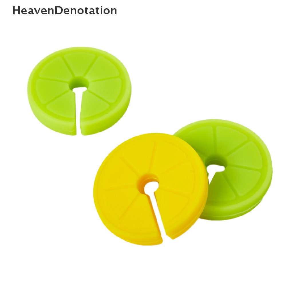 [HeavenDenotation] Klip Panci Bentuk Lemon Silikon Food Grade Kreatif Alat Dapur Gadget Anti-Overflow Stoppers Penutup Panci Pengangkat Holder HDV