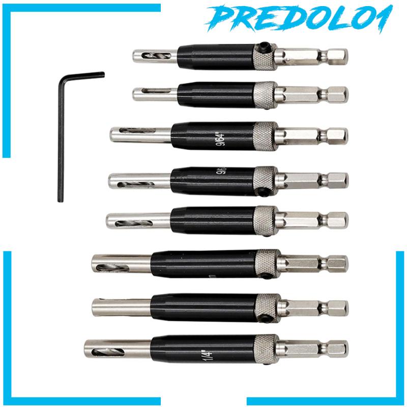 [Predolo1] 8buah Set Mata Bor Hardware Mata Bor Engsel Untuk Jendela Slide Laci