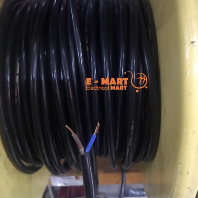 ROLL 50M ETERNA KABEL NYMHY 2x0.75mm SERABUT isi 2 SNI 50 Meter