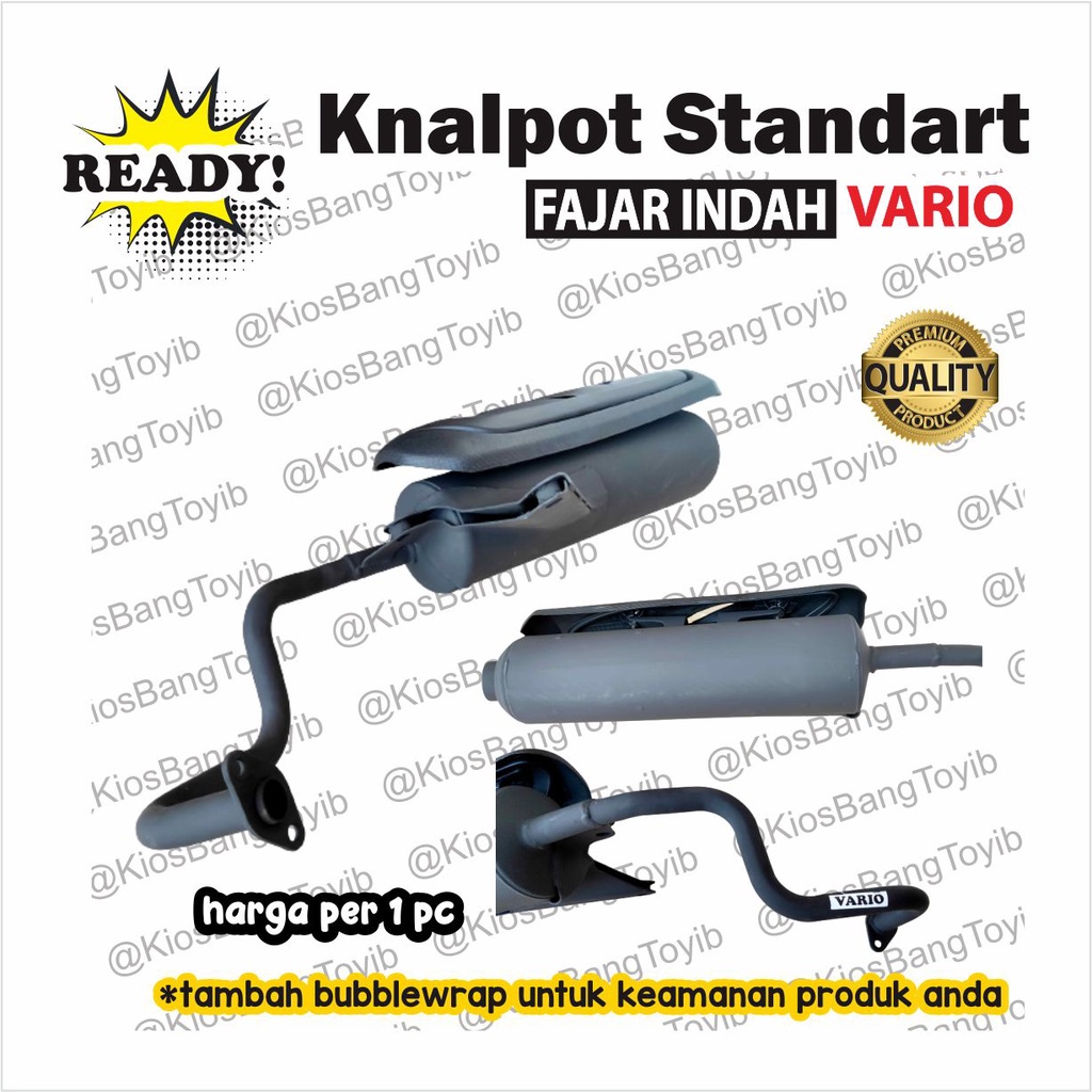 Knalpot Standart Standar ORI Honda VARIO CBS TECHNO 2006-2013 (FI)