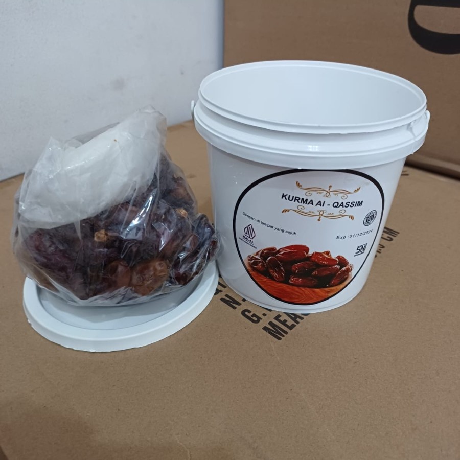 Kurma AI QASSIM Kemasan Ember 520 Gram Grosir Murah ISTANAONLINEKU