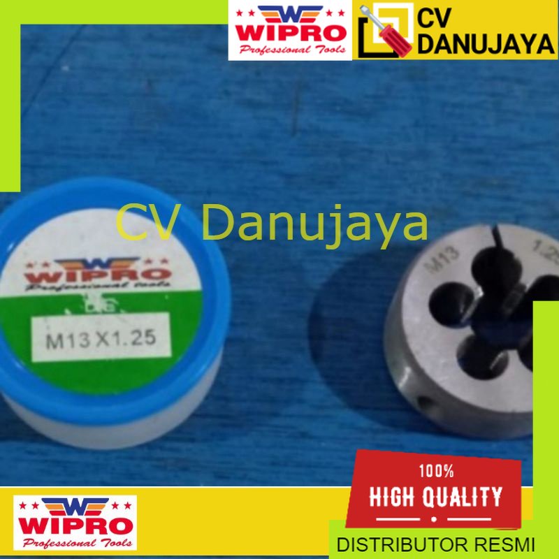 Mata Senai M13 x 1.25 M13 x 1,25 Drat Luar Baut Mata Snei Snai Dies Head M13x1.25 M13x1,25 Wipro