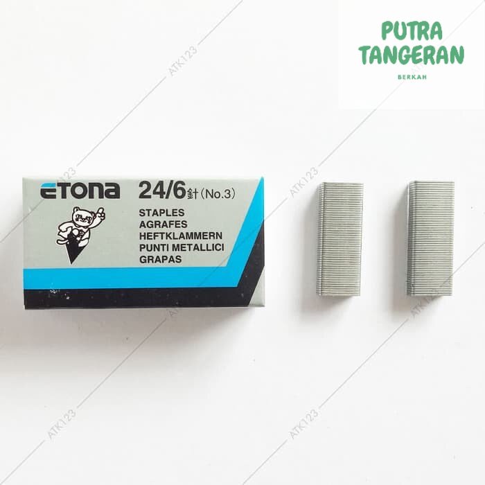 

isi staples ETONA no 3 24/6 produk asli untuk ukuran besar