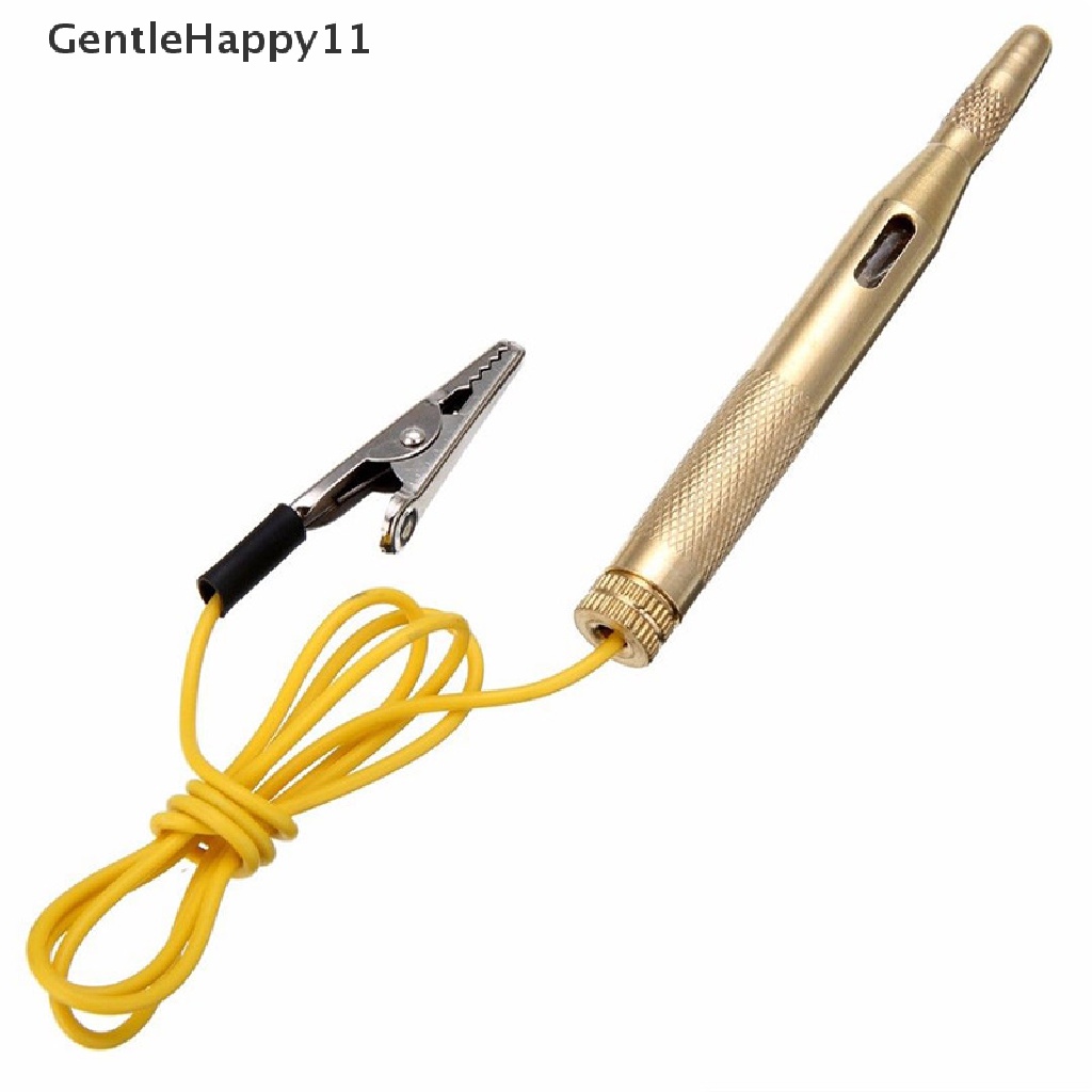 Gentlehappy 6V-12V Tester Lampu Mobil Otomotif Tester Listrik Test Lamp Probe Repair 6-12v Mobil Auto Voltage Circuit Electrical Tester Test Pen Pensil Dengan Probe Lampu Mobil Otomatis