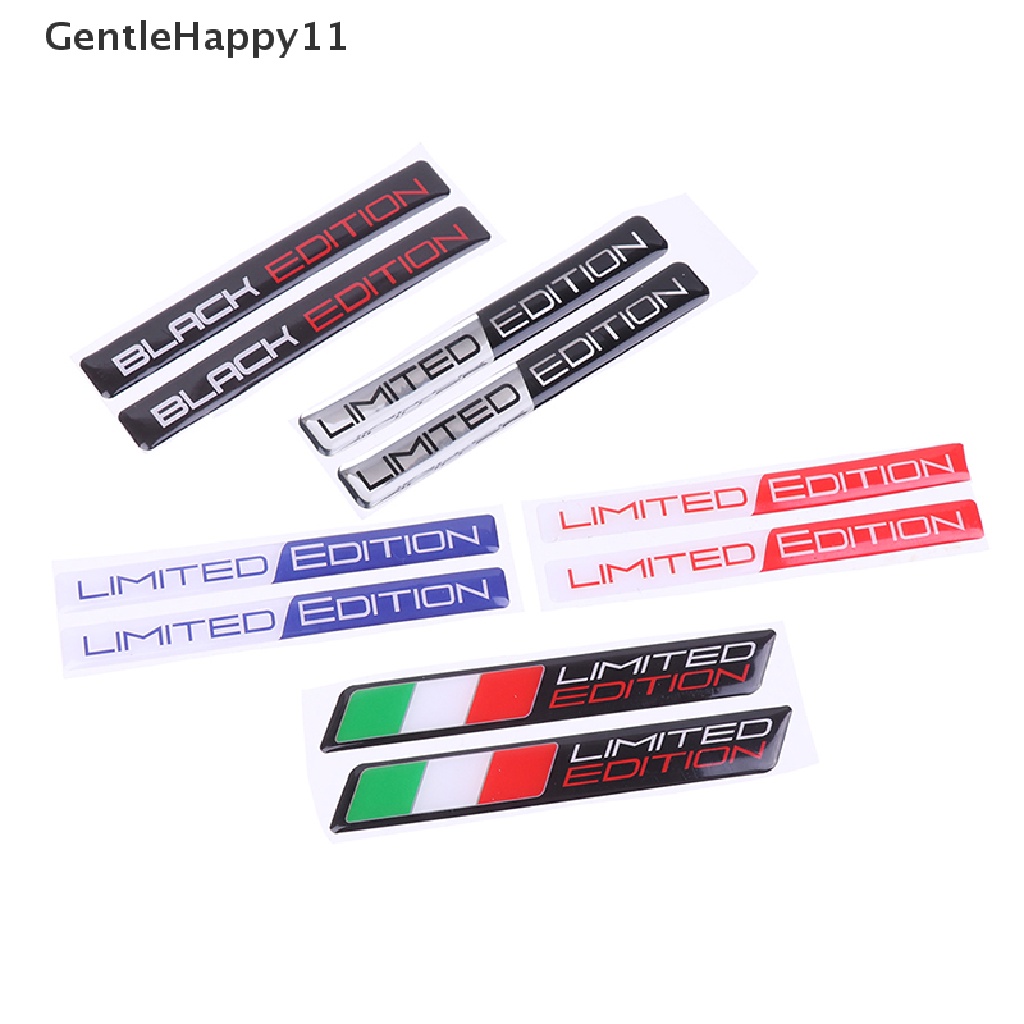 Gentlehappy 3D Stiker Mobil Limited Edition Emblem Badge Decal Case Stiker Styling Mobil id