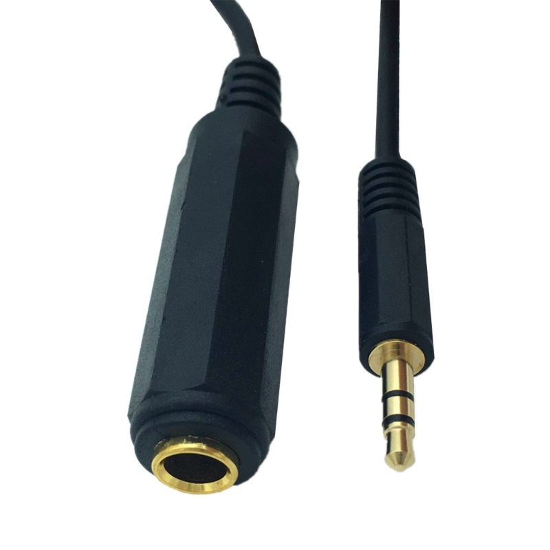 Cre Kabel Adapter Ekstensi 3.5mm Male to 6.35mm Female Untuk Perangkat 3.5mm/6.5mm Universal Campatibility Cord