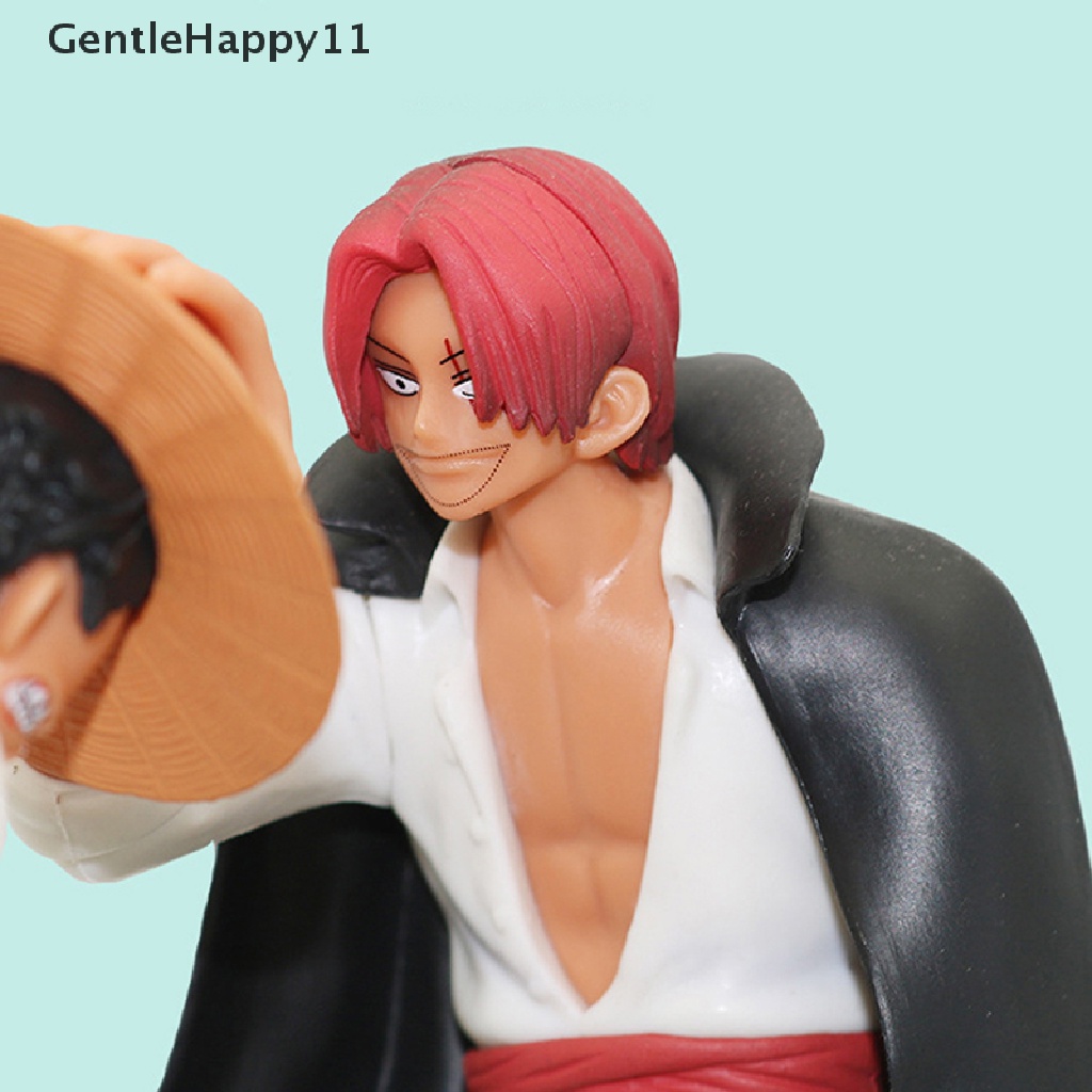 Gentlehappy One Piece Luffy Shunks PVC Action Figure Mainan Anime Monkey Luffy Figurine Mainan id