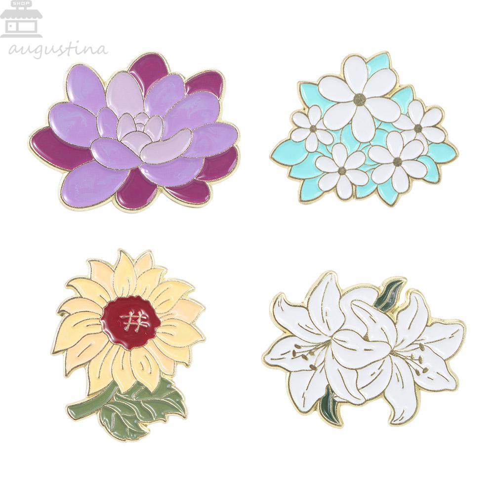 Agustina Wanita Bros Lucu Manis Menetes Minyak Untuk Perempuan Kerah Pin Dekorasi Ransel