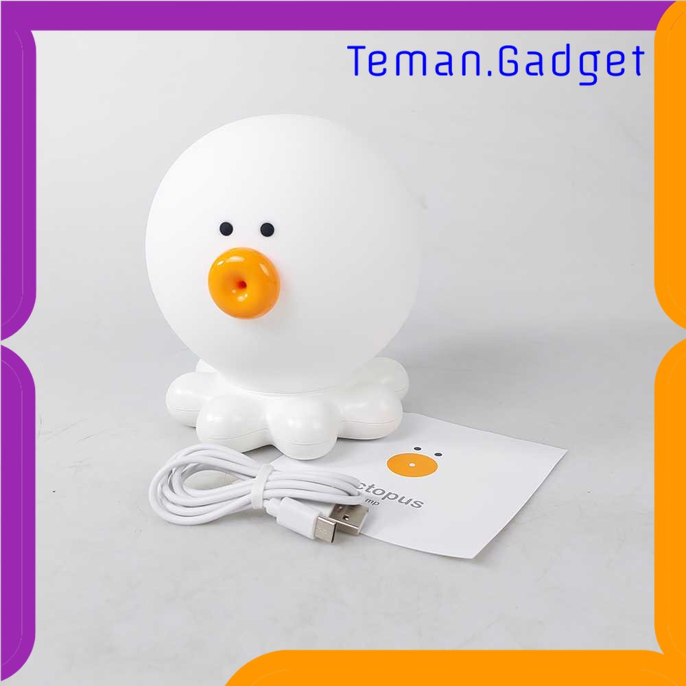 TG - LMP Toyella Lampu Tidur LED Model Gurita Silikon Lamp Warm White 5W - 352A